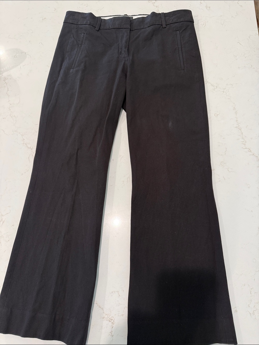 J. Crew Black Ankle-Length Cropped Jeans